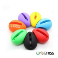 Egg Shaped Silicone Cell Phone Speaker